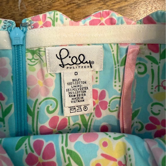 Lilly‎ Pulitzer leopard scalloped dress - Picture 5 of 5